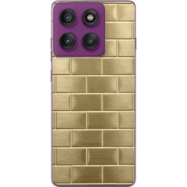 Mobilskal till Motorola Edge 60 Pro med Gyllene Murstenar