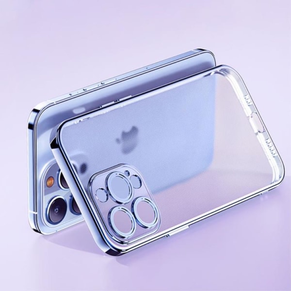 ROCK iPhone 14 Pro Cover Mat galvanisering - Lilla