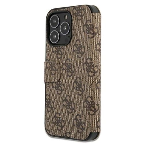 Guess 4G Big Metal Logo Cover iPhone 13 Pro Max - Brun Brown