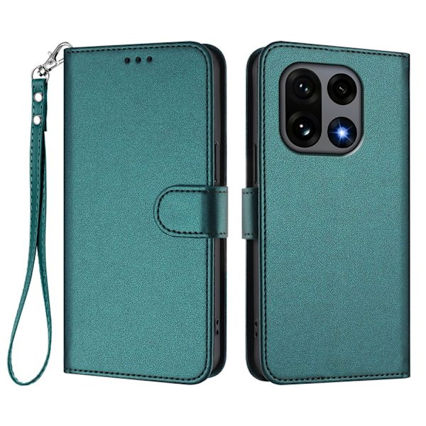 OnePlus 15 5G Plånboksfodral Konstläder - Grön Grön
