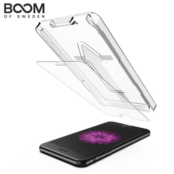BOOM Flat karkaistu lasinäytönsuoja iPhone 5/5S/SE Transparent