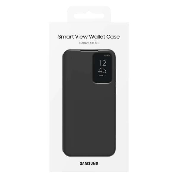 Samsung Galaxy A35 5G Plånboksfodral Smart View - Svart Svart
