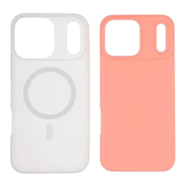 Mobilskal till iPhone 17 Pro Magsafe Frosted - Rosa Rosa