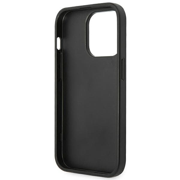 Guess Telefontaske til iPhone 14 Pro MagSafe Saffiano Rem - Sort