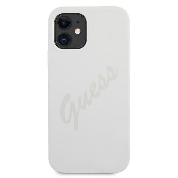 Guess Skal iPhone 12 Mini Script Vintage - Cream Beige