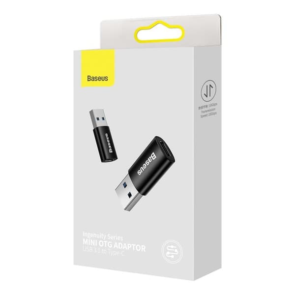 Baseus USB 3.1 OTG till Typ-C-adapter - Svart Black