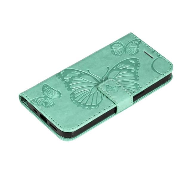 Butterfly Imprinted Cover Galaxy S22 Plus - Grøn Green