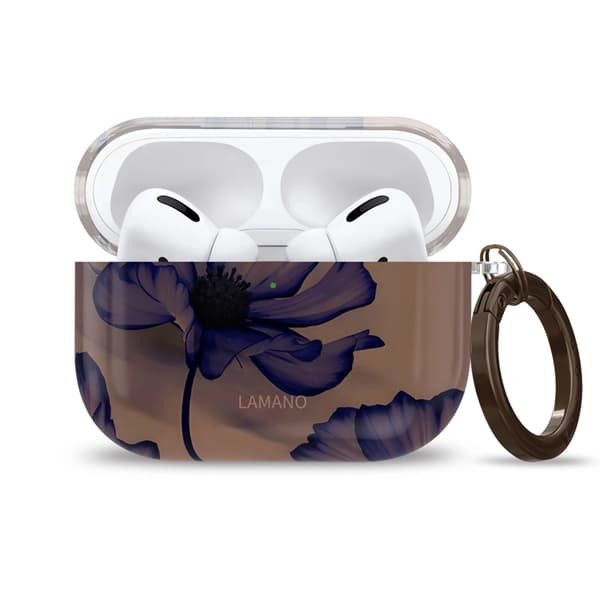 Tech-Protect Apple Airpods Pro 1/2 Skal Lamano - Velvet Night Brun