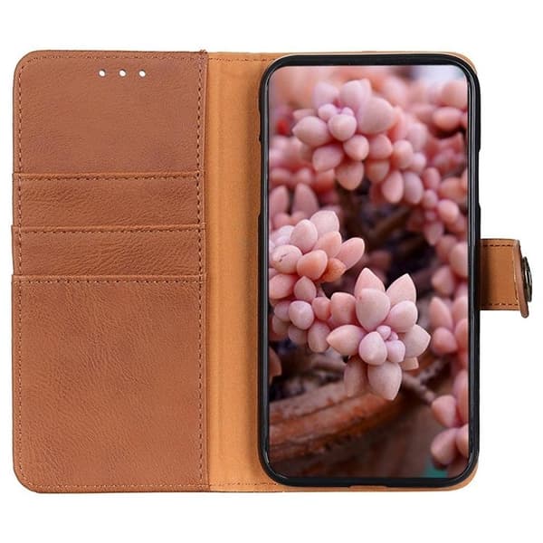 KHAZNEH iPhone 14 Pro Max Plånboksfodral Retro - Brun Brun