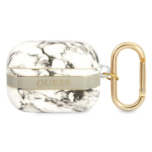 Guess Airpods Pro Skal Marble Strap Collection - Harmaa Grå
