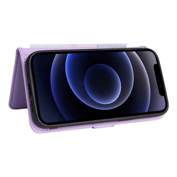 BETOPNICE iPhone 12 mini Plånboksfodral - Avtagbart Konstläder - Lila