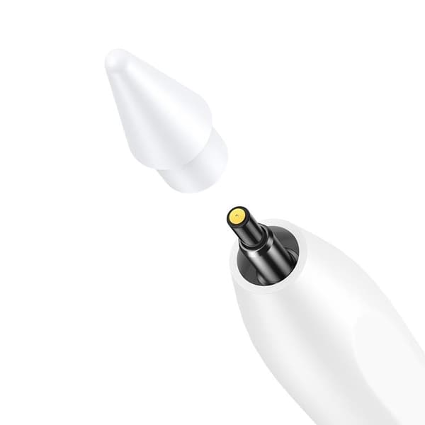 Baseus Active Stylus Penna Smooth För iPad USB-C Kabel - Vit Vit