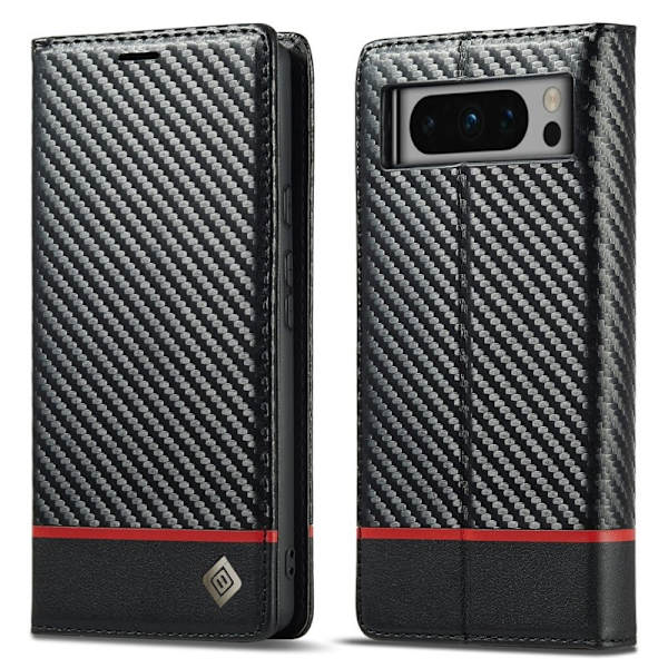 LC.IMEEKE Google Pixel 8 Pro Plånboksfodral Konstläder - Horisontell Rand