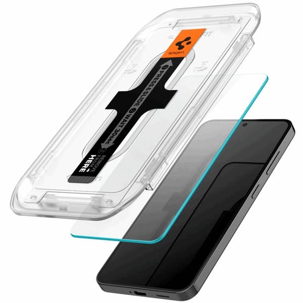 [2-Pack] Spigen Galaxy S24 Karkaistu lasi Näytönsuoja EZ-Fit Transparent