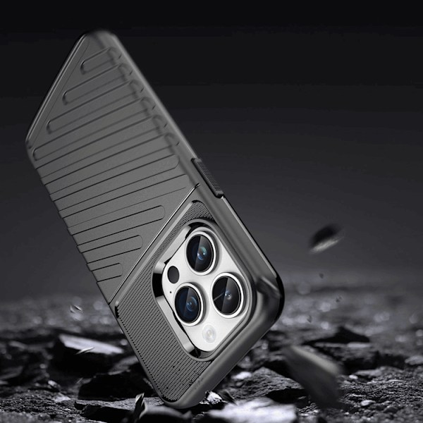 iPhone 15 Pro Mobilskal Thunder Armored - Svart Svart