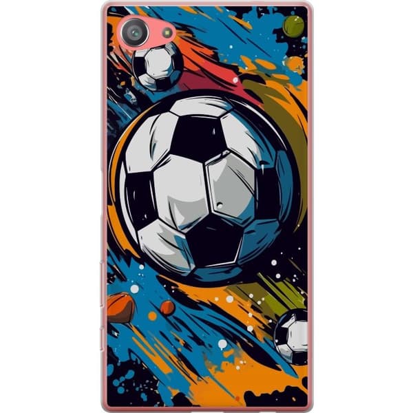 Mobilskal till Sony Xperia Z5 Compact med Fotbollar