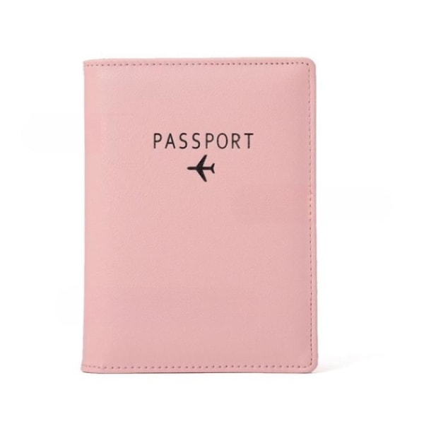 Passipidike Lompakko RFID-korttikotelo PU-nahkaa - vaaleanpunainen