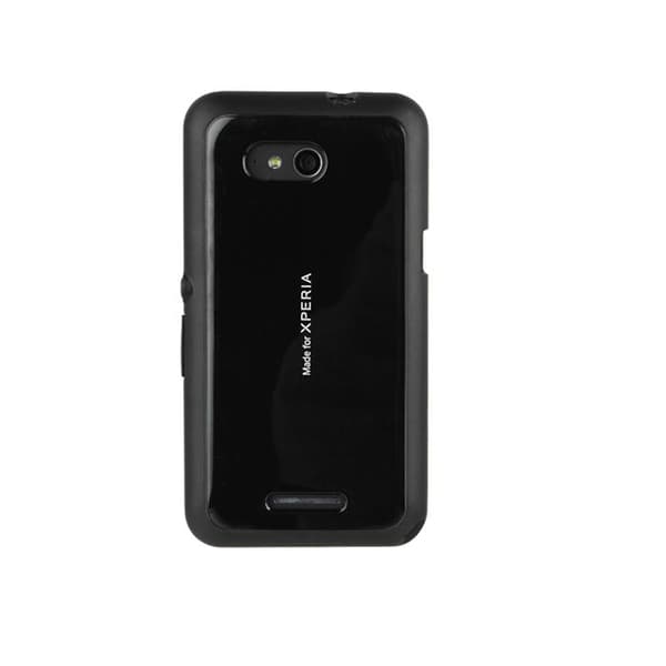 Roxfit Gel Shell Skal till Sony Xperia E4g - Svart Black