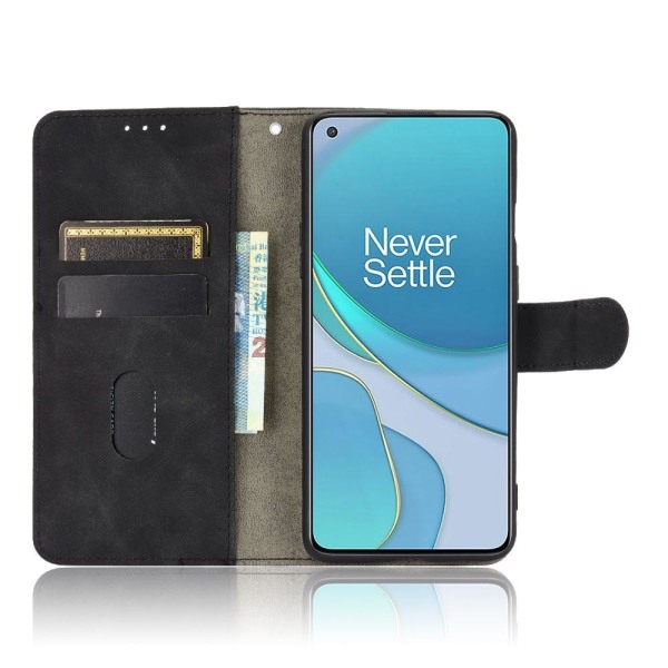 Skin Touch pung etui til Oneplus 8T - Sort Black