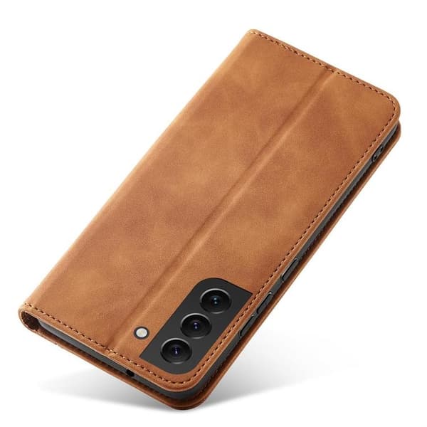 Galaxy S23 Plus Magnet Fancy Pungetui - Brun Brun