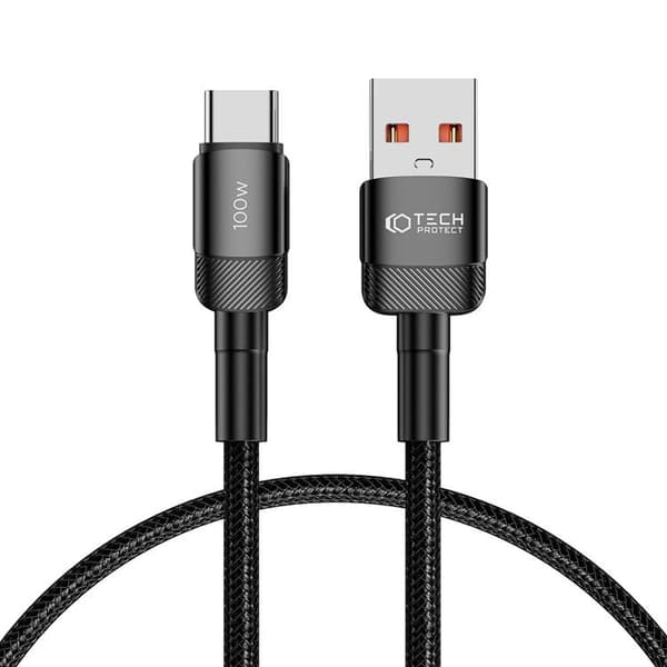 Tech-Protect USB-C till USB-A kabel Ultraboost Evo 0.5m - Svart Svart