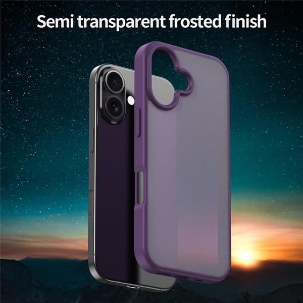 Mobilskal till iPhone 17 Skin Touch Matte - Lila Lila