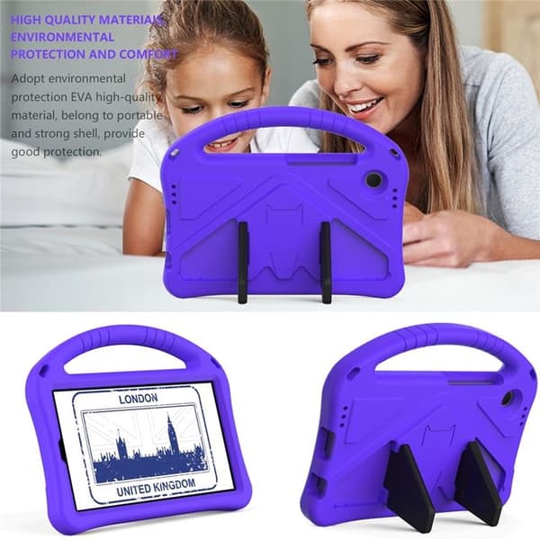 Mobilskal till Galaxy Tab A9 Kickstand Shockproof - Lila Lila