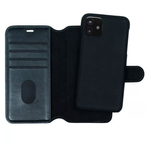 Champion 2-i-1 Slim Wallet Case iPhone 12 & 12 Pro - Sort Black
