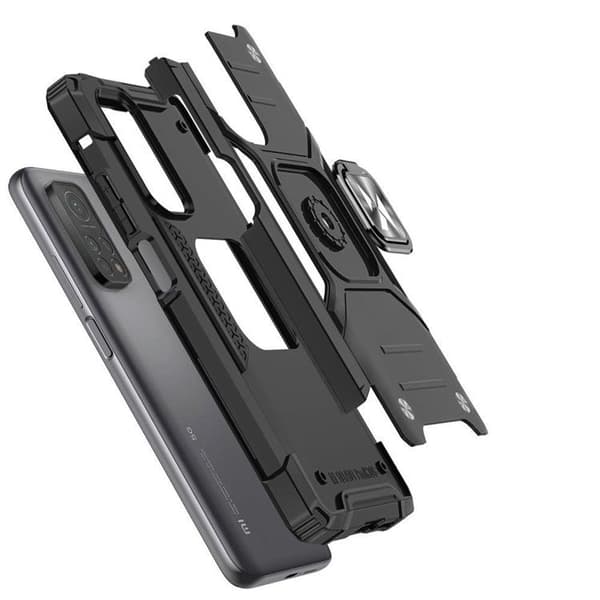 Wozinsky Galaxy A03s Skal Ring Armor Hybrid Magnetic Holder - Blå Blå