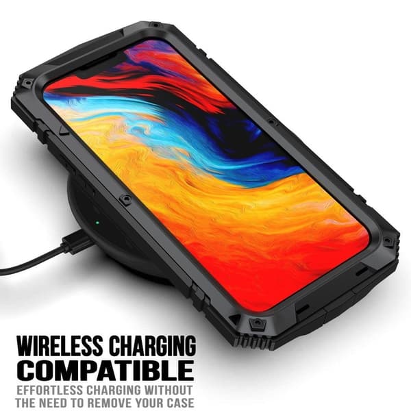 R-JUST Mobilskal till iPhone 14 Plus Hybrid Skydd Back Cover Svart