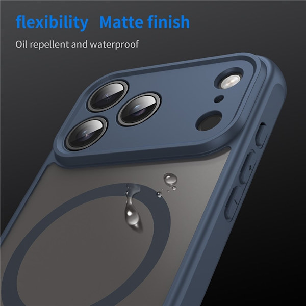 Mobilskal till iPhone 17 Pro Max MagSafe Anti Drop - Blå Blå