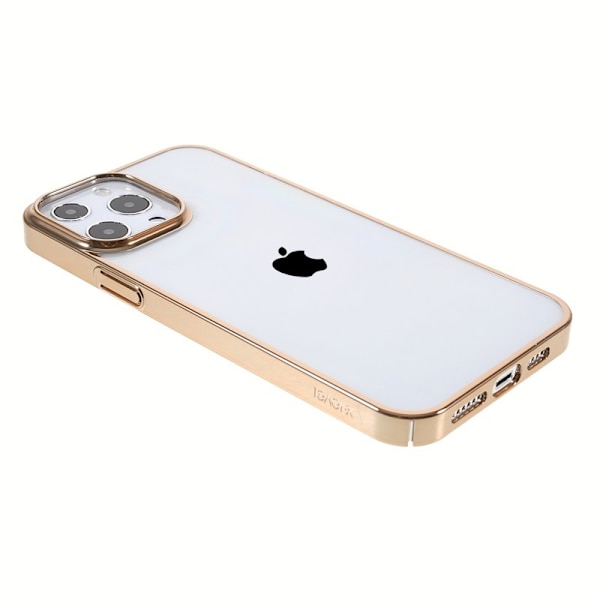 X-LEVEL Mobilskal till iPhone 13 Pro Shockproof Slim Electroplating Guld