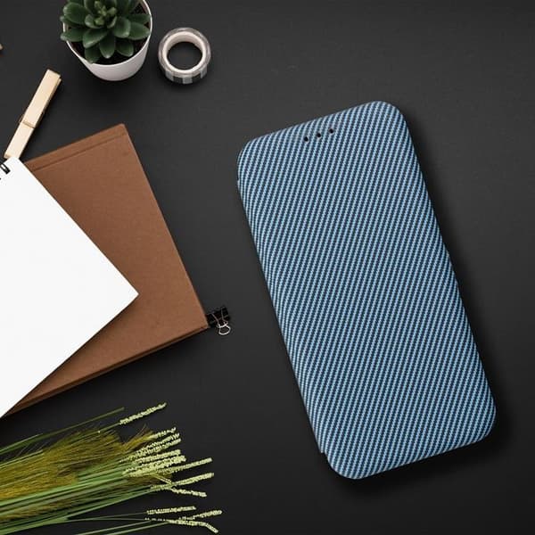 Galaxy S25 Plus Plånboksfodral Folio Side Magnet - Blå Blå