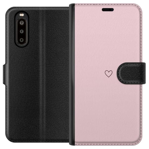 Pung Taske til Sony Xperia 10 II med Lille Hjerte
