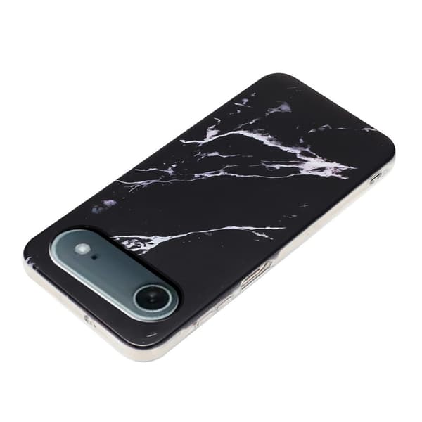 Mobilskal till iPhone Air Marble Pattern Painted TPU - Svart Svart