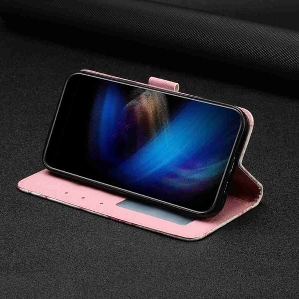 Plånboksfodral för Samsung Galaxy S26 Plus 3D-mönster Konstläder - Rosor