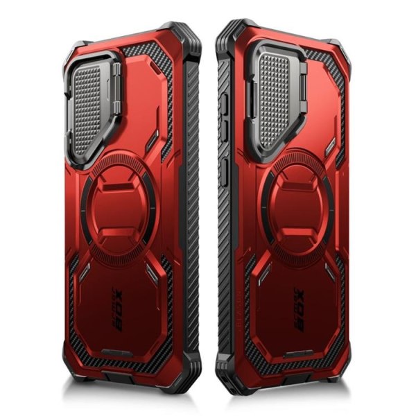 SupCase Galaxy S24 Mobile Case Magsafe Armorbox - Punainen
