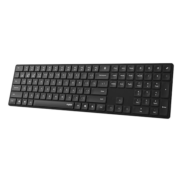 RAPOO-tastatur E8020 Multi-Mode Trådløs Ultratynd