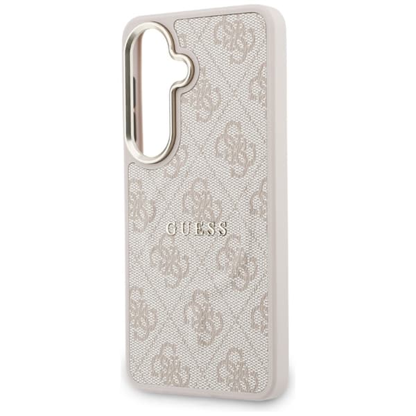 Guess Mobilskal För Galaxy S26 MagSafe 4G Embossed Ring - Rosa Rosa