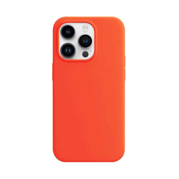 iPhone 14 Pro Cover Magsafe Silicone Ultra Slim - Orange