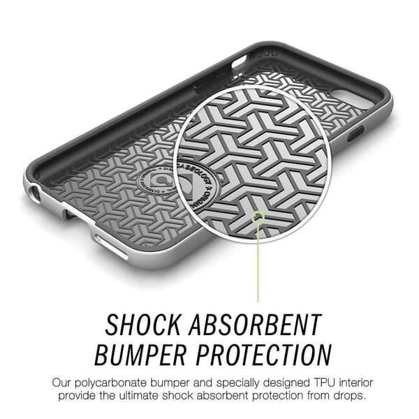 Caseology Bumper Cover til Apple iPhone 6 (S) Plus - Mesh Sølv Silver