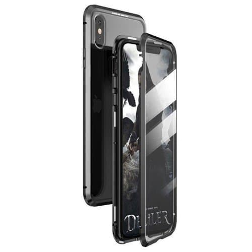 Wozinsky Full Magnetic Skal Galaxy A72 - Sort / Transparent Black