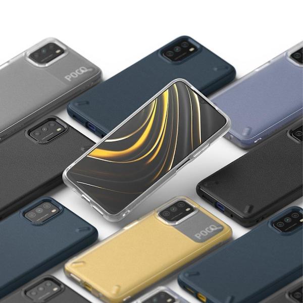 Ringke Onyx Holdbart Cover Xiaomi Poco M3 - Gennemsigtig