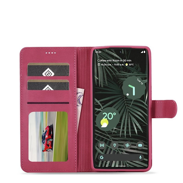 LC.IMEEKE Google Pixel 6 Plånboksfodral i Konstläder - Rosa