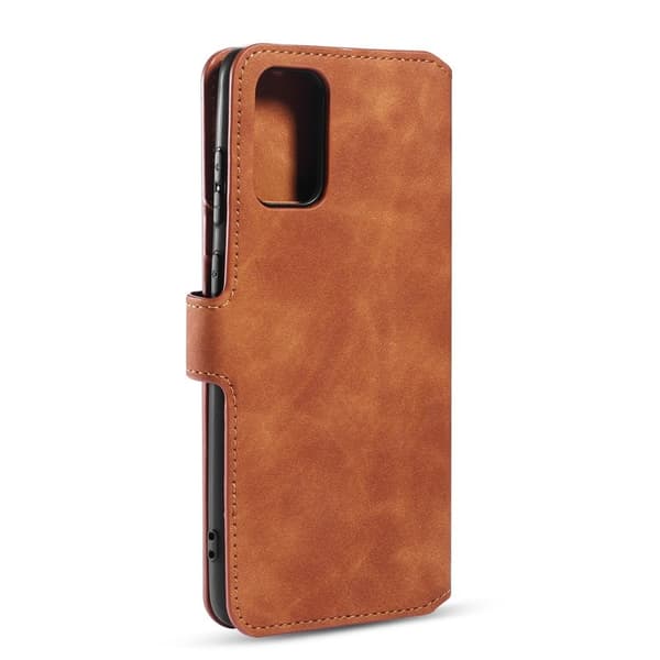 DG.MING Plånboksfodral Konstläder för Samsung Galaxy S20 Ultra - Brun