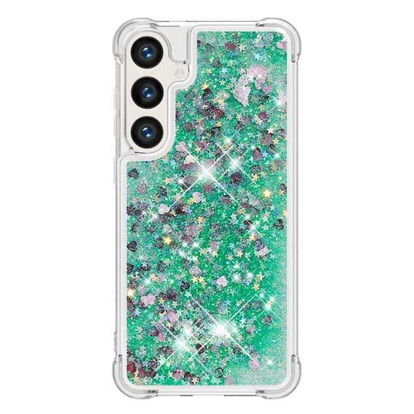 Mobilskal för Samsung Galaxy S26 Plus TPU Glitter Shockproof - Grön