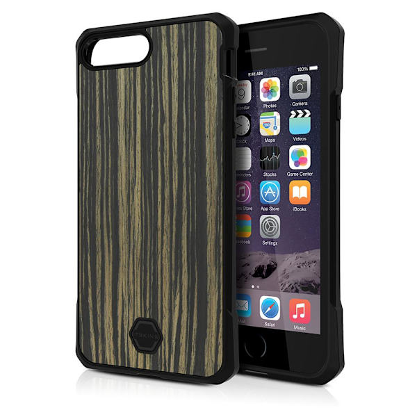 Itskins Atom DLX Skal till iPhone 7 Plus - Ebony Brun