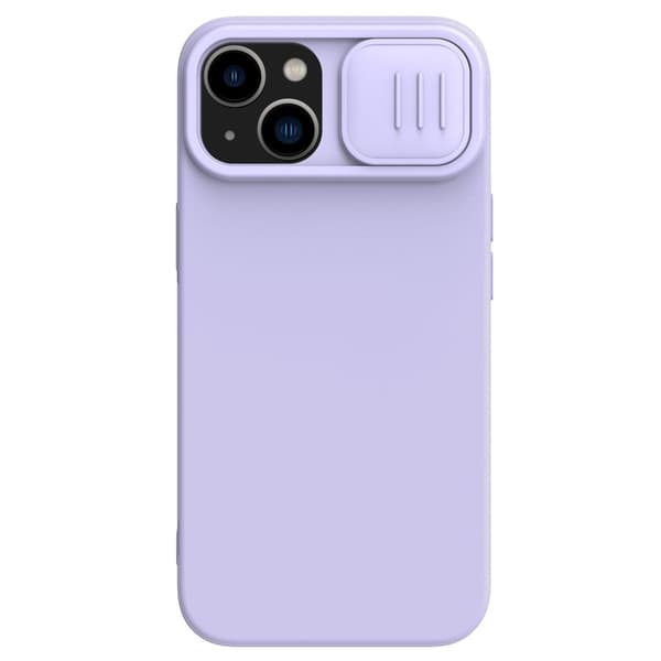 Nillkin iPhone 14 Plus Skal CamShield Silky Silicone - Lila Lila