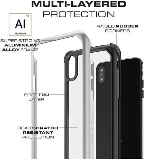 Ghostek Atmoic Slim Taske til Apple iPhone XS Max - Guld Guld