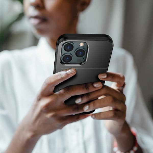 Hybrid Cover med Kortplads til iPhone 13 Pro - Guld Yellow